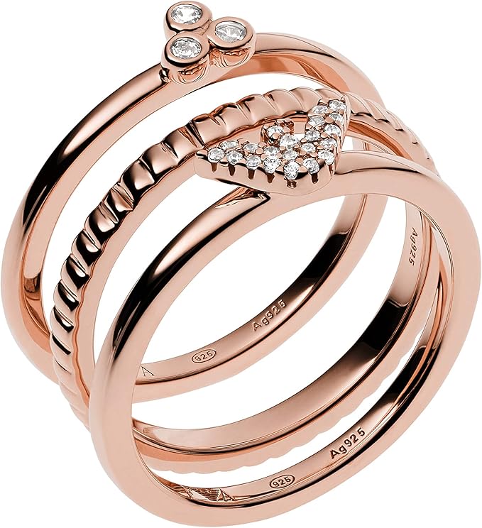 emporio armani 安普里奥·阿玛尼 女式纯银不适用戒指 - eg3485221